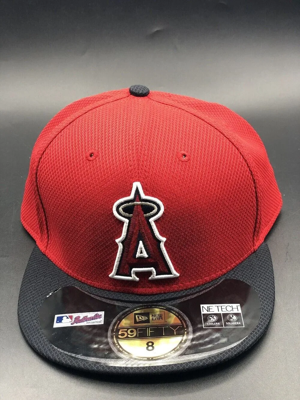 Los Angeles Angels New Era Men's MLB Authentic Diamond Era 59fifty Fitted Capsz8